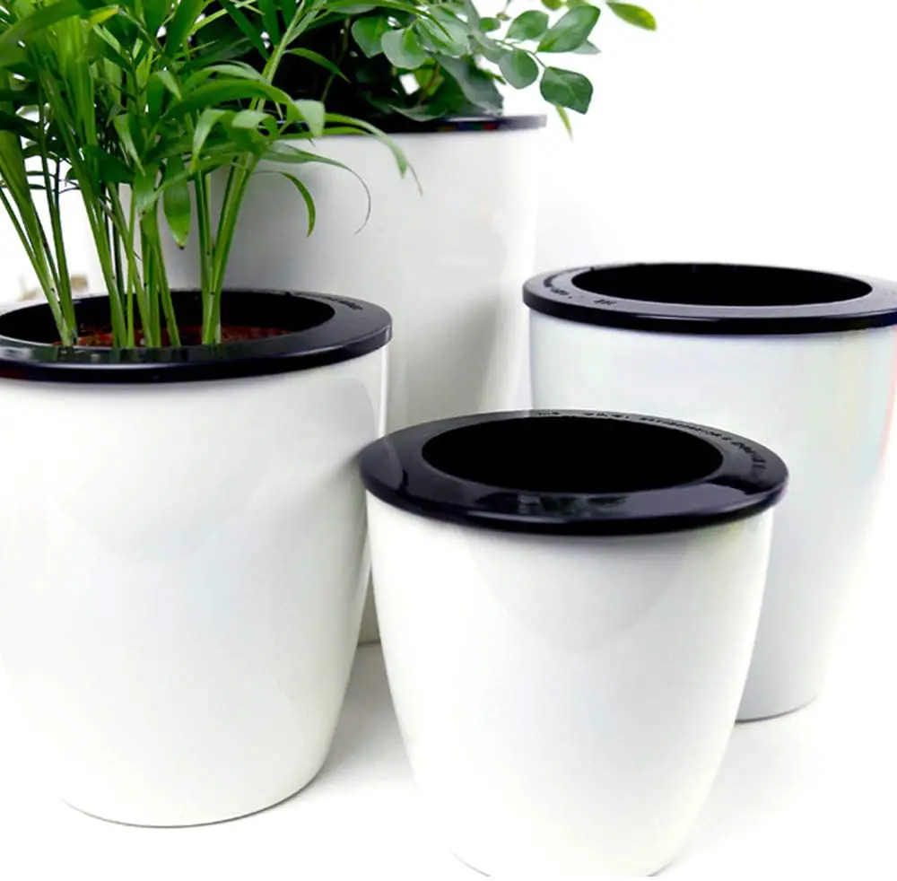 What are self-watering pots?
