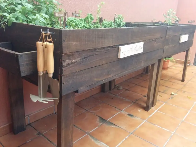 How to make a vegetable garden with pallets