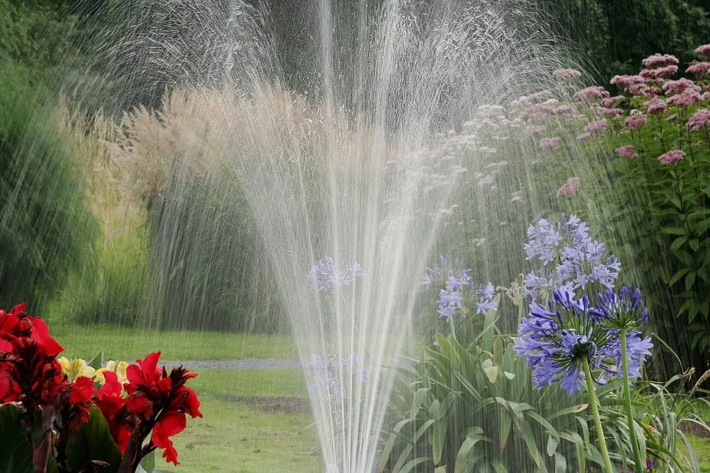 What is sprinkler irrigation