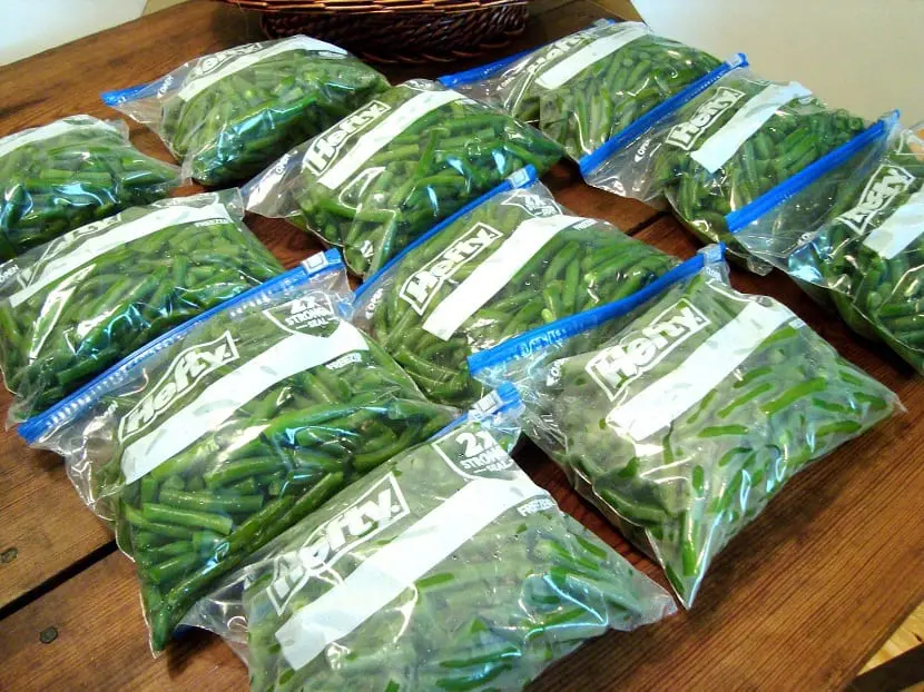 How to freeze Green Beans