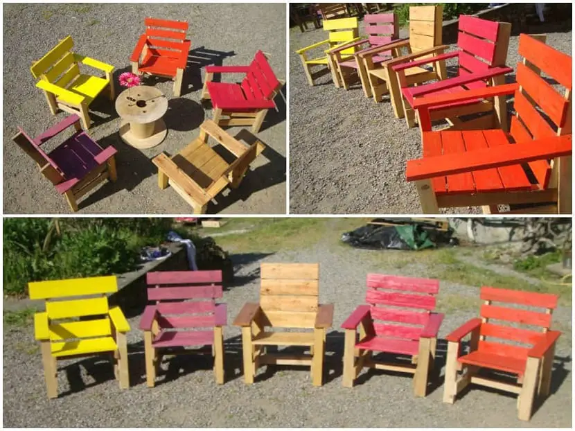 How to make chairs with pallets?