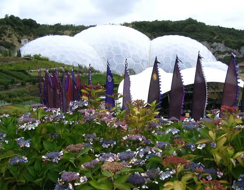Eden Project, the largest greenhouse in the world