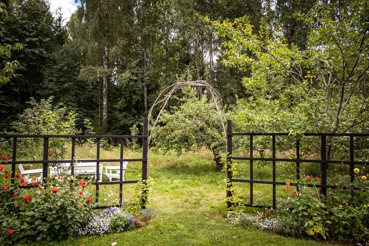 Ideas for decorating an outdoor garden