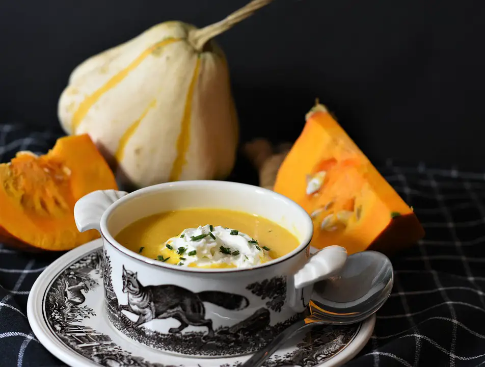 Pumpkin puree with ginger